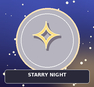 Демонстрационная обложка Starry Night
